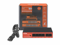 WI-PS205H V2 - 4FE+2FE 250m CCTV PoE Switch - Thumbnail