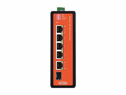 WI-PS206GF-I - 4FE+1GE+1SFP Fiber Uplink Endüstriyel PoE Switch - Thumbnail