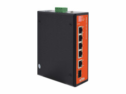 WI-PS206GF-I - 4FE+1GE+1SFP Fiber Uplink Endüstriyel PoE Switch - Thumbnail