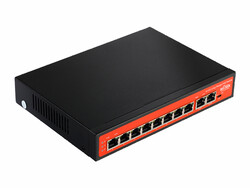 WI-PS210G V2 - 8FE+2GE Uplink+HiPoE+250M+Watchdog+120W Switch - Thumbnail