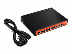 WI-PS210G V2 - 8FE+2GE Uplink+HiPoE+250M+Watchdog+120W Switch - Thumbnail