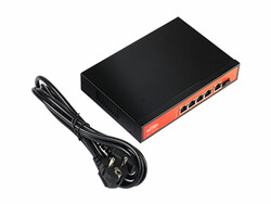WI-PS305GF - 4GE+1GE+1SFP Fiber PoE Switch - Thumbnail
