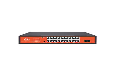 Wi-Tek - WI-PS326GFH 24GE+2SFP 250M Long Range 280W PoE Switch