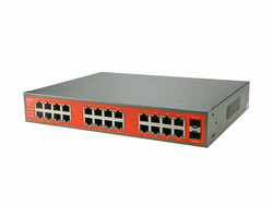 WI-SG124F 24GE+2SFP Full Giga Rack-mountable/Desktop Ethernet Switch - Thumbnail