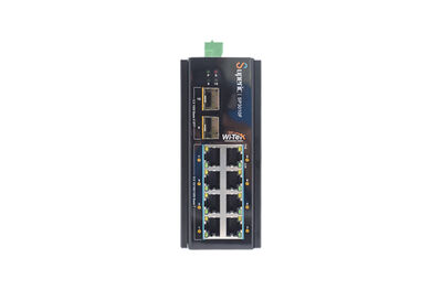 Wi-Tek - WI-SP3010F 8GE+2SFP Fiber Uplink Endüstriyel PoE Switch