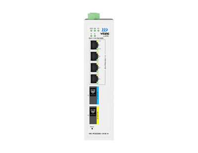Wiking - WK-PCES306-1A1B-H 4*1000Mbps 2*1,25Gbps Cloud Easy Smart Endüstriyel Switch