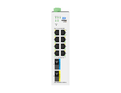 Wiking - WK-PCES310-1A1B-H 8*1000Mbps 2*1.25 Gbps Cloud Easy Smart Endüstriyel Switch