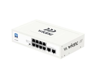 Wiking - WK-PS210 8 Port Megabit + 2 Port Megabit Uplink POE Switch