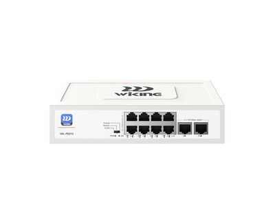 Wiking - WK-PS210 8 Port Megabit + 2 Port Megabit Uplink POE Switch