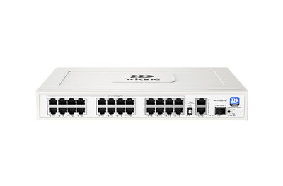 Wiking - WK-PS227GF 24*100Mbps PoE Ports, 2*1000Mbps + 1*1000Mbps SFP Uplink 280W PoE Switch