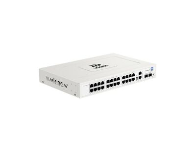 Wiking - WK-PS328GF 24*1000Mbps +2*1000Mbps Ethernet + 2 1000Mbps SFP Port 285W PoE Switch