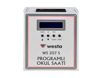 Westa - WS-207S - USB Girişli Akıllı Okul Saati